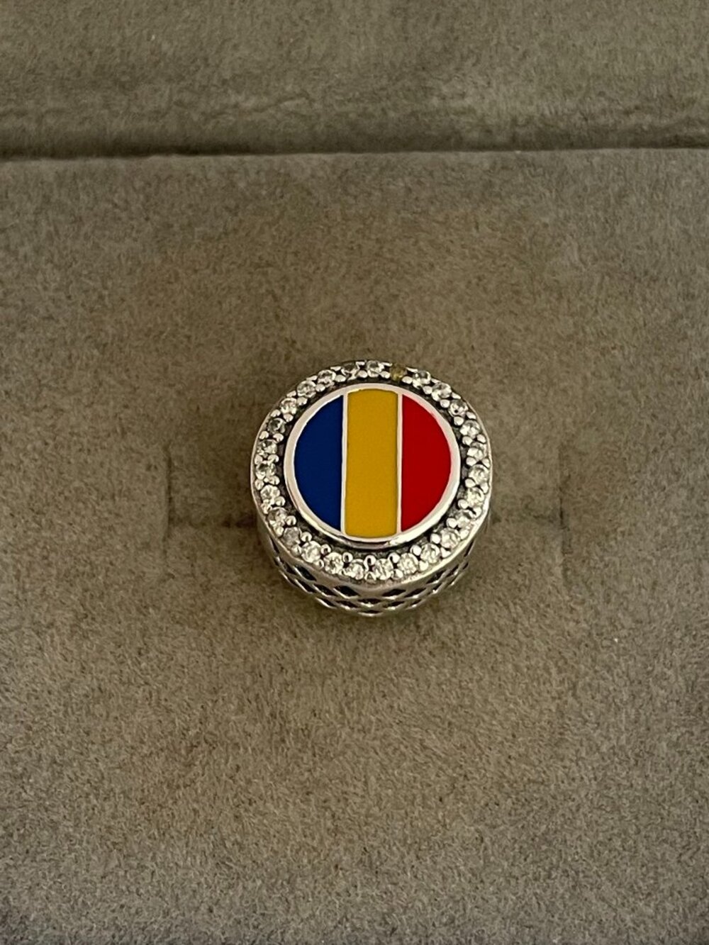Pandora Romania Flag Exclusive Charm Bead